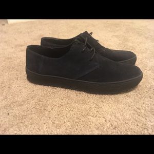 H&M suede sneaker navy premium quality